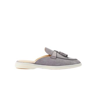 Scarosso Grijze Su&egrave;de Lucrezia Muiltjes - Dames - Slip ons - Grijs - 42 EU - Su&egrave;de - Schoenen