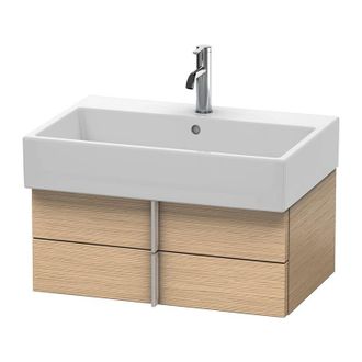 Duravit Duravit Vero Air Mueble De Pared 68,4 X 43,1 Cm, 2 Cajones, Para Vero Air 235070, Color (frente/cuerpo): Roble Cepillado Chapa De Madera Aut&eacute;ntica - V
