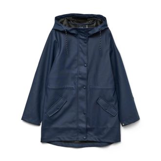 Vero Moda Dames/Dames Malou Regenjas met Coating (Marine)