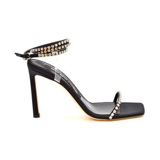 Sergio Rossi High Heel Sandals, female, Black, Size: 8 1/2 US High Heel Sandals for Women