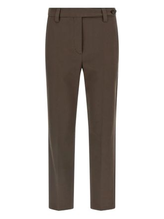 Brunello Cucinelli Monile-detail trousers - Brown