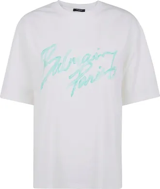 Balmain Short Sleeves Balmain Paris Bulky T-Shirt