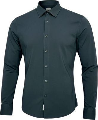 Sonrisa Jersey Shirt - Heren - Casual Overhemden - Blauw - 2XL - Katoen - Overhemden