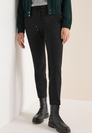 Cecil Schlupfhose CECIL Style Tracey, Damen, Gr. XXL (46), L&auml;nge 28, schwarz, Web, Obermaterial: 79% Polyester, 18% Viskose, 3% Elasthan. Futter: 100% Polye