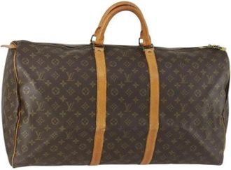 Louis Vuitton Pre-owned Weekend Bags, female, Brown, Size: ONE SIZE Pre-owned Canvas Weekend Bag