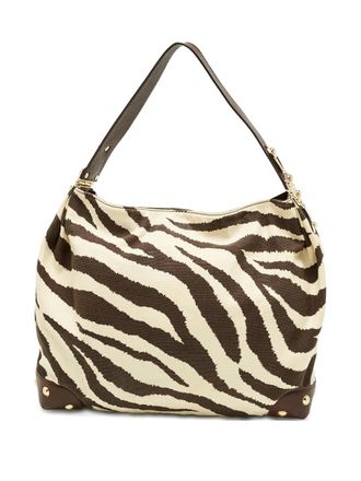 Michael Michael Kors zebra-pattern leather bag - Neutrals