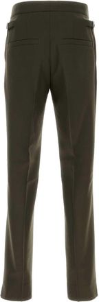 Namacheko Mens Suit Trousers Green Wool