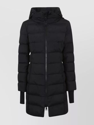 Herno quilted hooded long length jacket