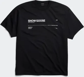 Canada Goose Snow Goose by Canada Goose T-shirt Zenith (Hommes, Chase The Wind Black, TP)