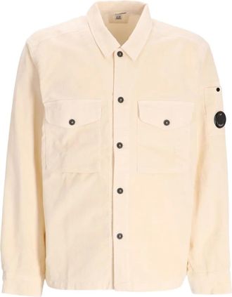 C.P. Company Giacca-camicia a coste - Toni neutri