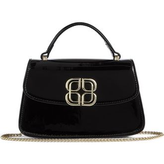 L.k. Bennett Annabelle Grab Leather Top Handle Bag in Bla-Black at Nordstrom Rack, Size One Size Oz