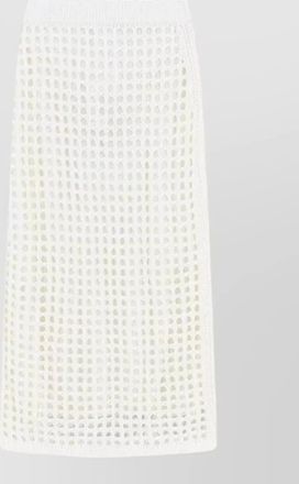Max Mara open knit midi skirt hand wash