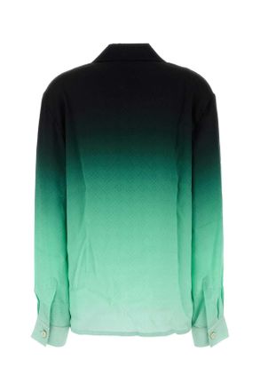 Casablanca Womens Multicolor Silk Shirt Gradient Main: Camicie