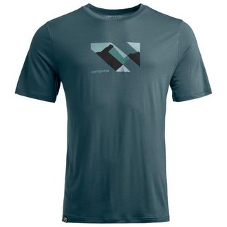 Ortovox 140 Cool Landscape T-Shirt Merinoshirt f&uuml;r Herren | grau