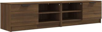 vidaXL Vidaxl - tv Cabinets 2 pcs Brown Oak 80x35x36.5 cm Engineered Wood