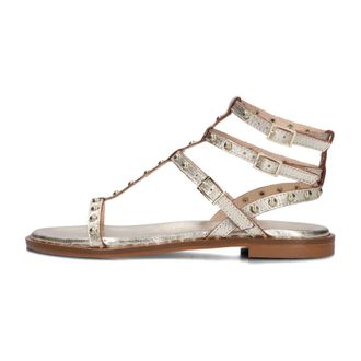 Stefano Lauran Schoenen, Dames, Geel, 42 EU, Platte Sandalen voor Zonnige Dagen