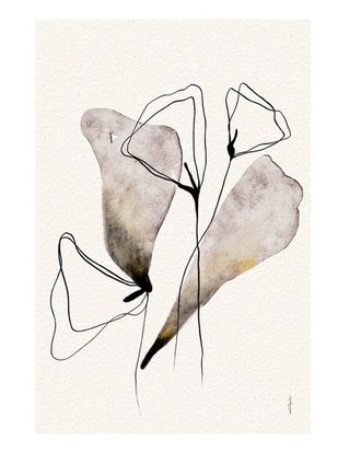 iCanvas Majestic Flowers By Ankie Kooi Wall Art