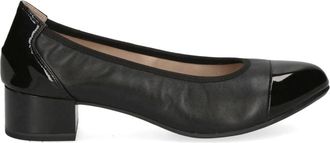 Caprice Elegante Gesloten Formele Zakelijke Schoenen - Dames - Pumps - Zwart - 39 EU - Leer - Schoenen