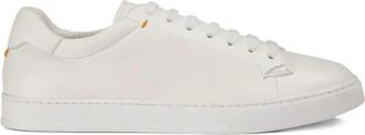 Doucal's Nappa Sneaker - Heren - Sneakers - Wit - 42 1/2 EU - Leer - Schoenen