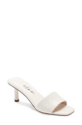 42 Gold Lilith Slide Sandal in White at Nordstrom, Size 7.5