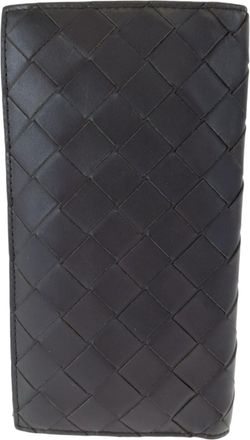 Bottega Veneta Brown Leather Long Wallet (Bi-Fold) (Pre-Owned)