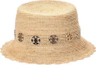 Bruno Magli Crochet Bucket Hat