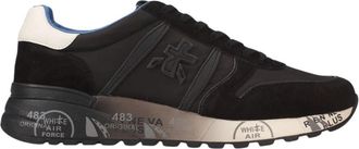 Premiata Lander 7079 - Heren - Sneakers - Zwart - 46 EU - Leer - Schoenen