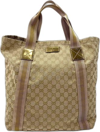 Gucci Beige Tote Bag (Pre-Owned)