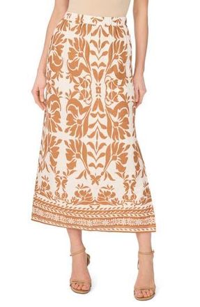 Parker Side Slit Maxi Skirt in Egret at Nordstrom Rack, Size X-Large