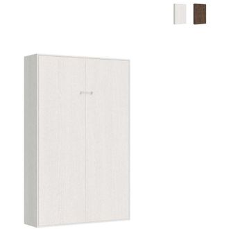 Itamoby Cama 140 Kentaro Abatible Vertical Fresno Blanco