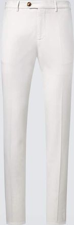 Brunello Cucinelli Pantaloni slim in gabardine di cotone