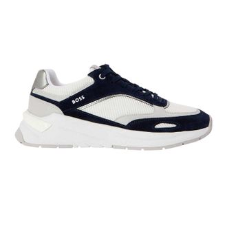 HUGO BOSS Dames/Dames Skylar Su&egrave;de Trainers (Wit)