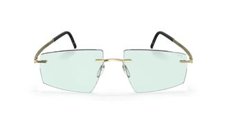 Silhouette Escondido Rimless 8747/75 8540 Mens Sunglasses Gold Size 54