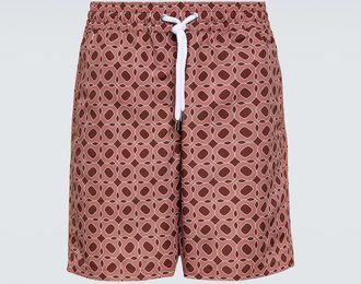 Frescobol Carioca Ipanema printed swim trunks