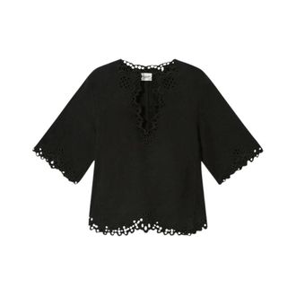 Isabel Marant Blouses, female, Black, Size: 2XS Shana Top