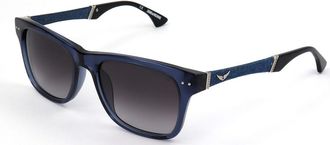 Zadig&Voltaire SZV006 AGQJ Mens Sunglasses Blue Size 52
