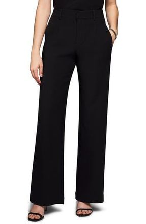 Nic+Zoe Wide Leg Scuba Knit Pants in Black Onyx at Nordstrom Rack, Size 12