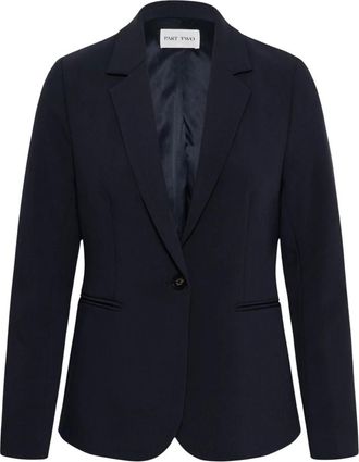 Part Two Blazer - Dames - Blazers - Blauw - 2XS - Leer - Jassen