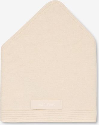 Jacquemus Dreieckiger Alpaka-Schal Le ch&acirc;le Gros Grain