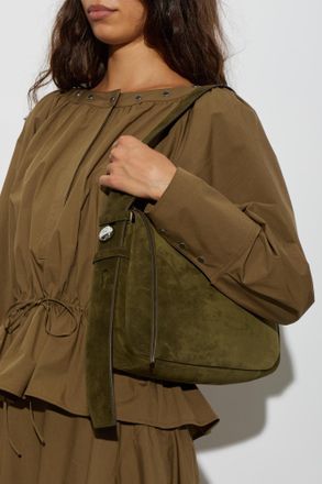Tory Burch Suede Bag Romy, Womens, Green
