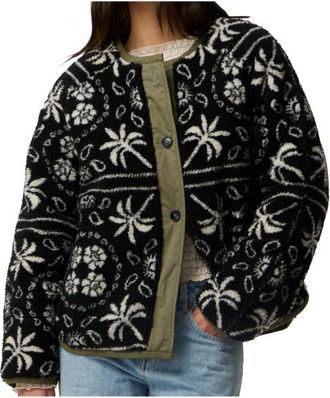 Rip Curl Bossa Nova Revo Jacket Fleecejacke f&uuml;r Damen | schwarz