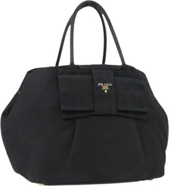Prada Pre-owned Handbags, female, Black, Size: ONE SIZE Pre-owned Vintage Hand Bag