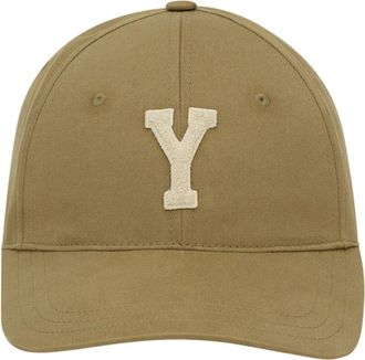 Saint Laurent Y Varsity Cap van gabardine - Heren - Accessoires - Beige - Maat: ONE Size Gabardine