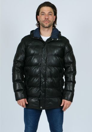 Freaky Nation Kurzmantel FREAKY NATION Outstanding-FN, Herren, Gr. M(46), schwarz, Oberstoff: 100% Leder; Futter: 100% Polyamid, M&auml;ntel Kurzmantel