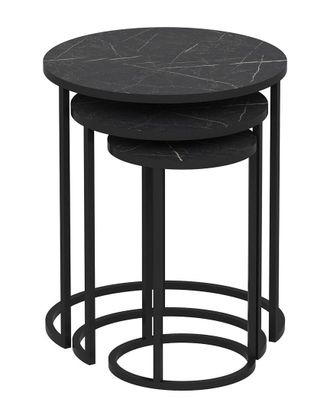 Hanah Home Modern Nesting Table 3Pc Set