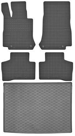 OEM Juego De Alfombrillas De Goma Para Coche Y Alfombrilla Para Maletero Para Ford Focus Iv Mk4 Hatchback (2018)