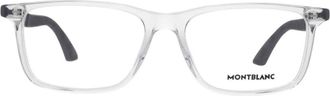 Montblanc Demo Rectangular Mens Eyeglasses MB0333O 002 55