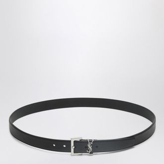 Saint Laurent Cassandre belt in black