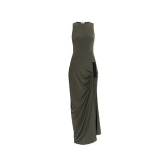 Coperni Sleeveless Dress - Dames - Maxi kleedjes - Groen - M - Kleedjes