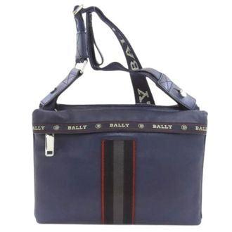 Bally Pre-owned Cross Body Bags, female, Blue, Size: ONE SIZE Pre-owned Shoulder Bag